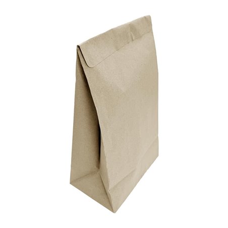 Sacs moyens &agrave; soufflet avec bande adh&eacute;sive Fiesta Recyclable (lot de 250) - Gastronoble - JA318