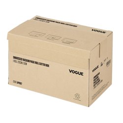 Rouleau de sacs sous-vide gaufr&eacute;s avec bo&icirc;te distributrice Vogue largeur 200 mm - Gastronoble - AP907