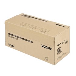 Rouleau d'emballage sous vide Vogue avec bo&icirc;te de d&eacute;coupe (gaufr&eacute;), largeur 300 mm - Gastronoble - AP908