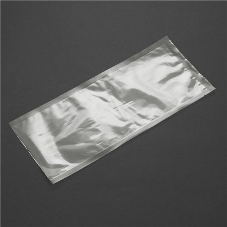Sacs gaufr&eacute;s compostables pour machine sous vide Vogue 150x350mm (Lot de 50) - Gastronoble - AT104
