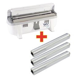 Distributeur Wrapmaster 3000 et 3 x 300m de film alimentaire - Gastronoble - S568