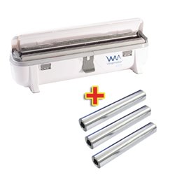 Distributeur Wrapmaster 4500 et 3 x 90m de papier aluminium - Gastronoble - S599