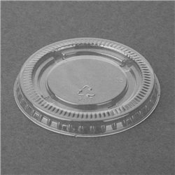 Couvercles en PET Fiesta Recyclable pour pots &agrave; sauce (lot de 1000) - Gastronoble - HC268