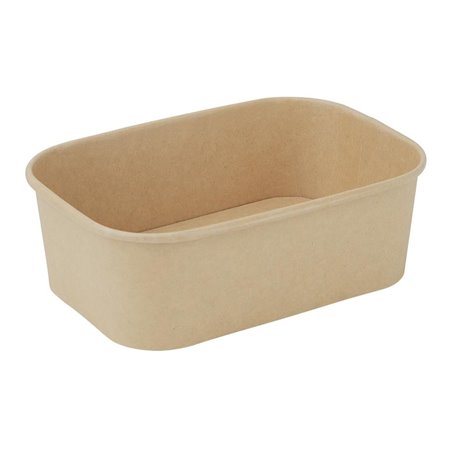 Barquettes alimentaires rectangulaires Fiesta Recyclable 750ml (lot de 300) - Gastronoble - HW622