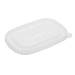 Couvercles en PP Fiesta Recyclable pour barquettes rectangulaires (Lot de 300) - Gastronoble - HW625