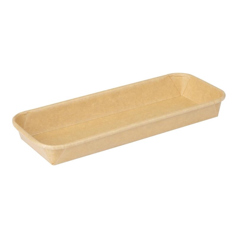 Barquettes &agrave; sushi No 2 Fiesta Recyclable 220x90mm (lot de 300) - Gastronoble - HX287