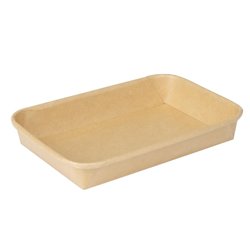 Barquettes &agrave; sushi No 3 Fiesta Recyclable 160x115mm (lot de 300) - Gastronoble - HX288