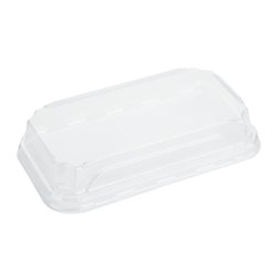 Couvercles en PET pour barquettes &agrave; sushi No. 1 Fiesta Recyclable (lot de 300) - Gastronoble - HX291