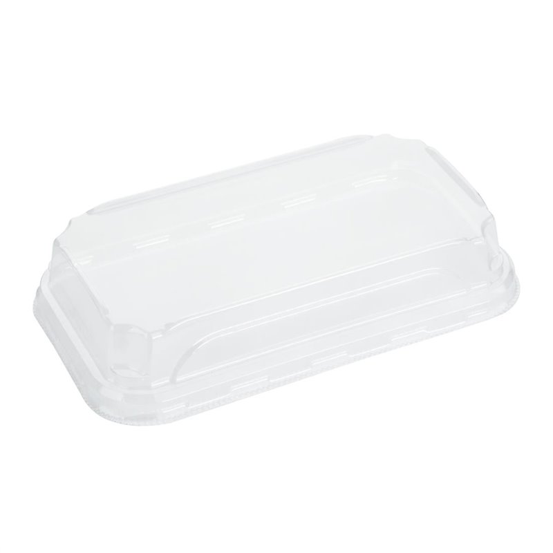 Couvercles en PET pour barquettes &agrave; sushi No. 1 Fiesta Recyclable (lot de 300) - Gastronoble - HX291