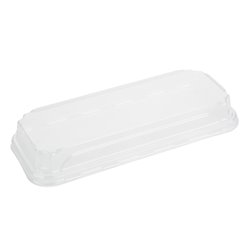 Couvercles en PET pour barquettes &agrave; sushi No. 2 Fiesta Recyclable (lot de 300) - Gastronoble - HX292