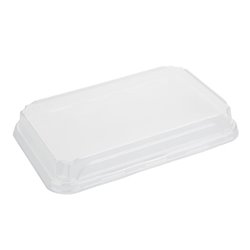 Couvercles en PET pour barquettes &agrave; sushi No. 7 Fiesta Recyclable (lot de 300) - Gastronoble - HX294