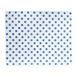 Papier d'emballage burger Fiesta Compostable points bleus 250x300mm (lot de 200) - Gastronoble - HY791