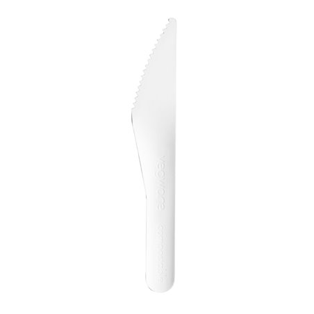 Couteaux en papier compostables Vegware (lot de 1000) - Gastronoble - CU544