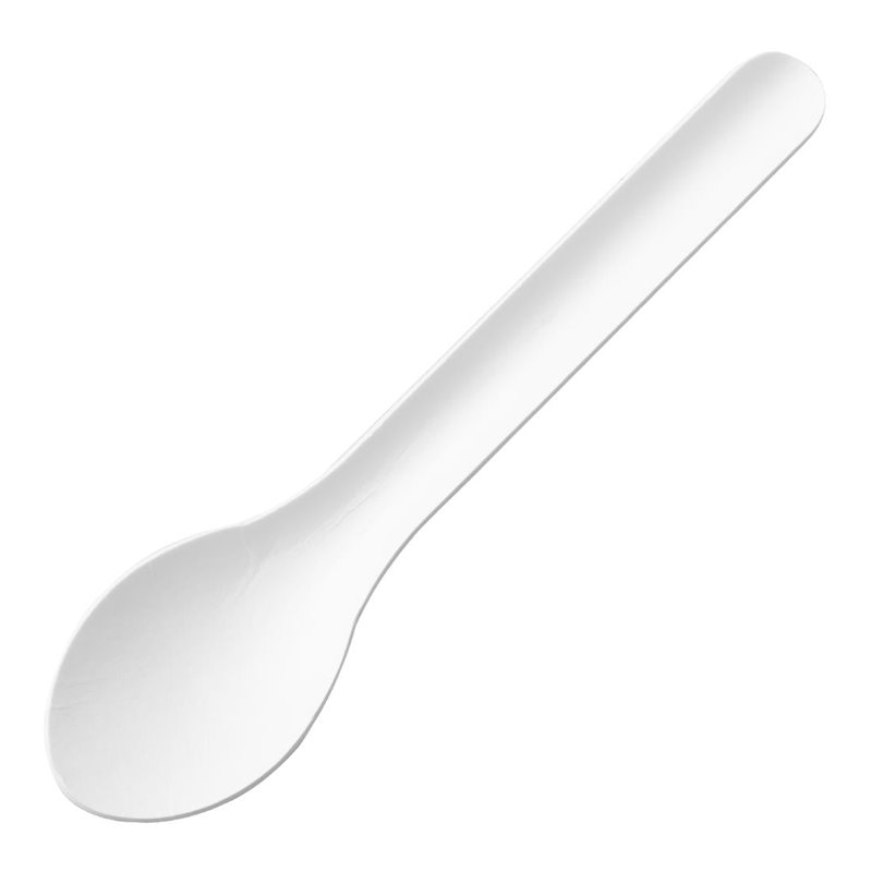 Cuill&egrave;res en papier Fiesta Compostable 150 mm (lot de 100) - Gastronoble - HT485