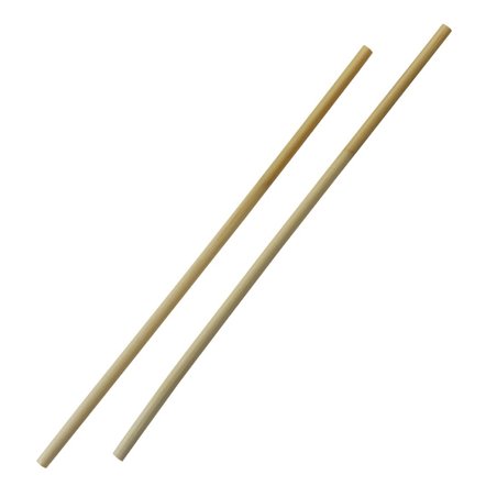 Pailles droites en roseau Sier Disposables 6-8 mm / 25 cm (lot de 50) - Gastronoble - HU493