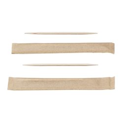 Cure-dents en bois FSC&reg; Sier Disposables 65mm (lot de 1000) - Gastronoble - HZ703