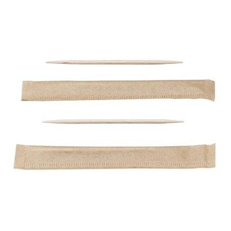 Cure-dents en bois FSC&reg; Sier Disposables 65mm (lot de 1000) - Gastronoble - HZ703