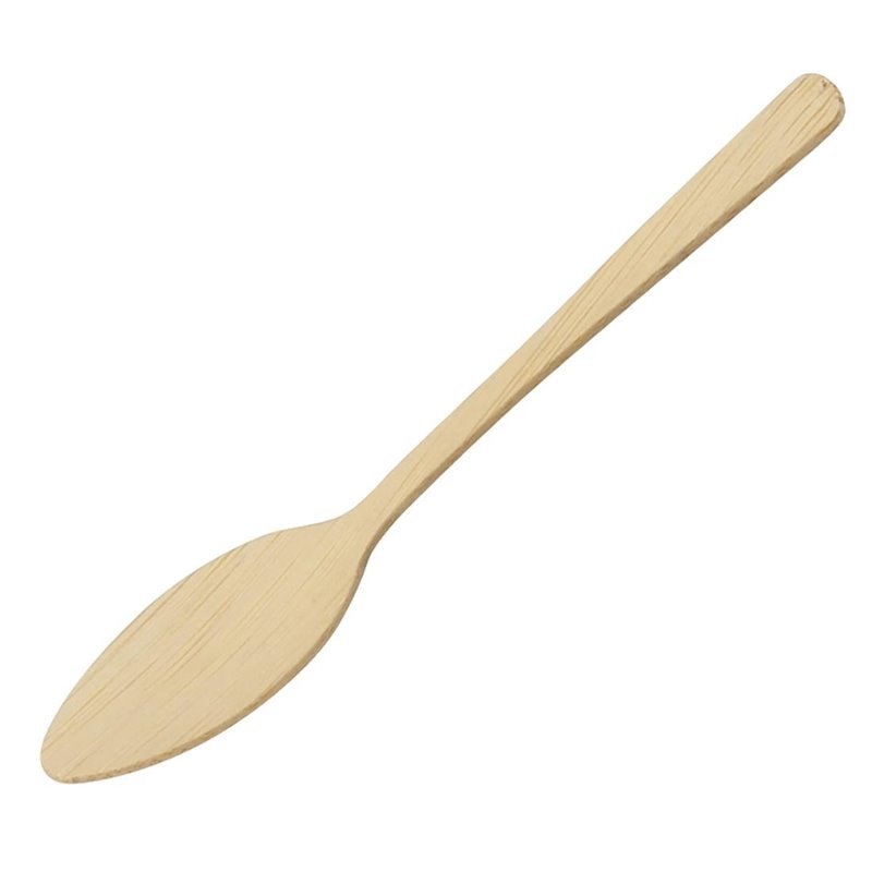 Mini cuill&egrave;res en bambou Sier Disposables 98mm (lot de 200) - Gastronoble - HZ714
