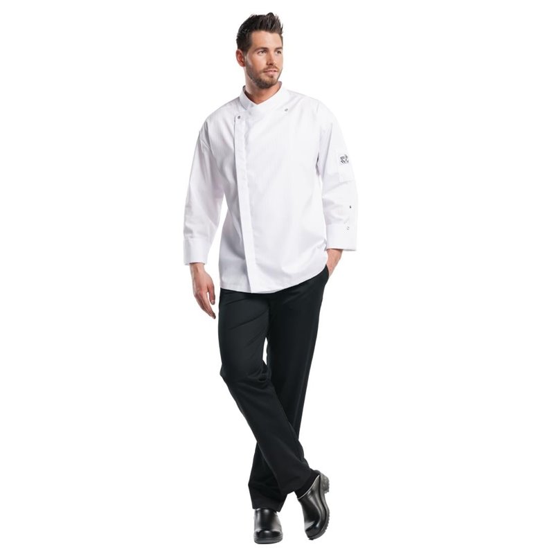Pantalon de cuisine mixte Chaud Devant Nero noir 56 - Gastronoble - A138-60