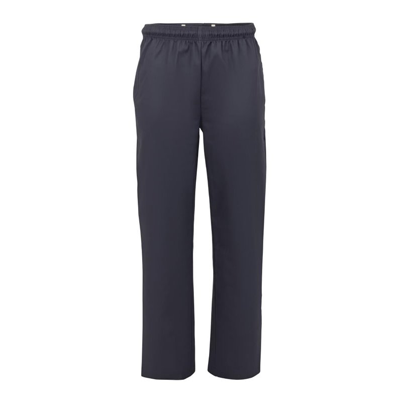 Pantalon de cuisinier Vegas Whites anthracite XL - Gastronoble - BA112-XL
