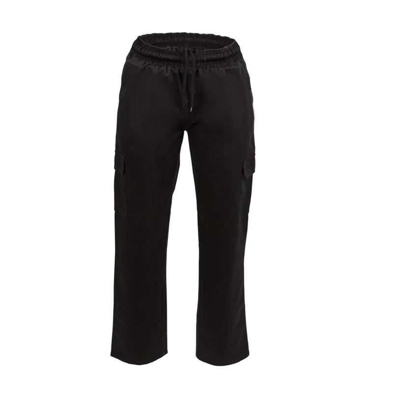 Pantalon cargo Whites noir L - Gastronoble - BB700-L