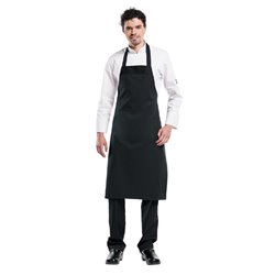Tablier bavette Chaud Devant BasiX noir - Gastronoble - BA038
