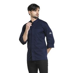 Veste de cuisine Chaud Devant Salerno bleue taille XL - Gastronoble - BA021-XL