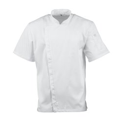 Veste de cuisinier &agrave; manches courtes Chef Works Cannes S - Gastronoble - BB669-S