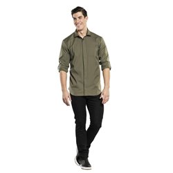 Chemise homme UFX Chaud Devant verte S - Gastronoble - BA137-S