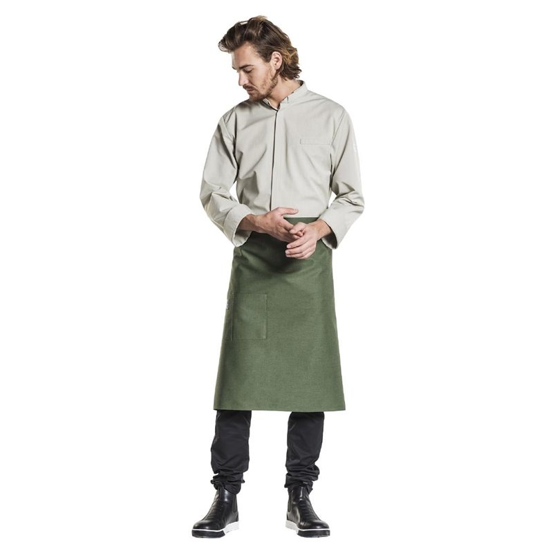 Tablier mixte Chaud Devant Nordic vert 90x65 cm - Gastronoble - BA031