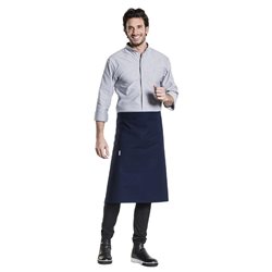 Tablier mixte Chaud Devant Nordic bleu 90x65 cm - Gastronoble - BA032