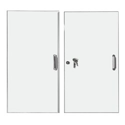 Ensembles de portes compl&egrave;tes pour vitrines libre-service Polar s&eacute;rie G (lot de 2) - Gastronoble - AS389