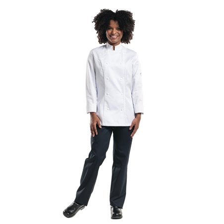 Pantalon de cuisine stretch femme Chaud Devant Skinny noir XXL - Gastronoble - B519-XXL
