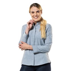 Veste de cuisine femme grise Chaud Devant Nordic taille XL - Gastronoble - BA012-XL
