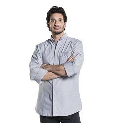 Veste de cuisine homme grise Chaud Devant Nordic taille M - Gastronoble - BA013-M