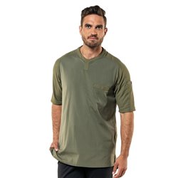 T-shirt mixte manches courtes Chaud Devant Valente UFX vert taille M - Gastronoble - BA016-M