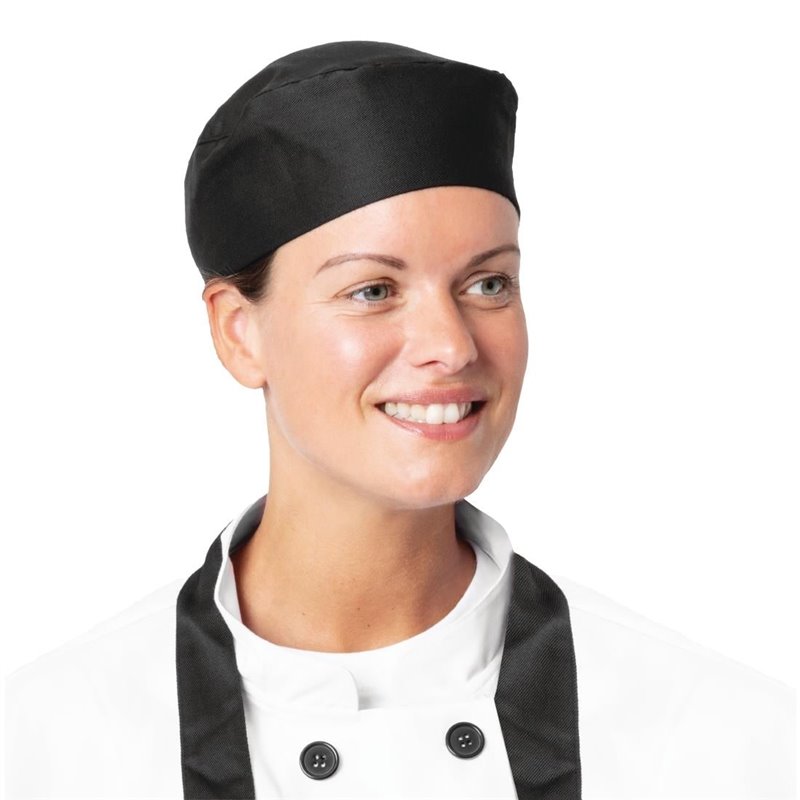 Lot de 2 calots noirs Nisbets Essentials taille unique - Gastronoble - BB476
