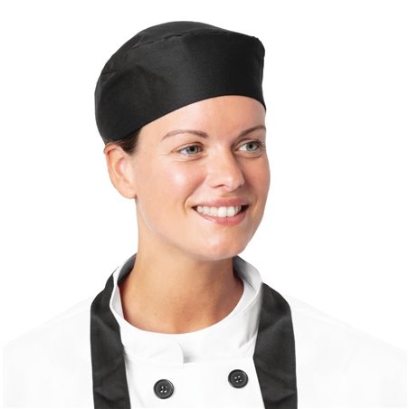 Lot de 2 calots noirs Nisbets Essentials taille unique - Gastronoble - BB476