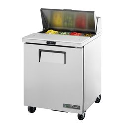 Table de pr&eacute;paration 8 bacs GN 1/6 1 porte True TSSU-27-08-HC - Gastronoble - CK306