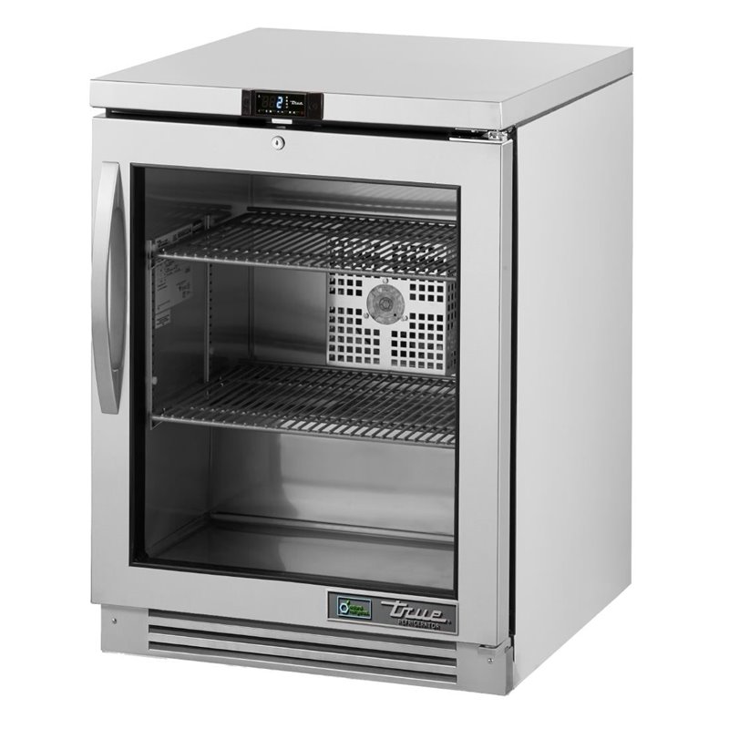 Vitrine positive dessous de comptoir True 1 porte battante TUC-24G-HC~FGD01 - Gastronoble - CK307
