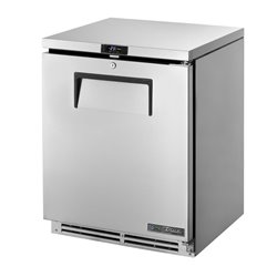 Vitrine n&eacute;gative dessous de comptoir 1 porte battante True 147L TUC-24F-HC - Gastronoble - CK308