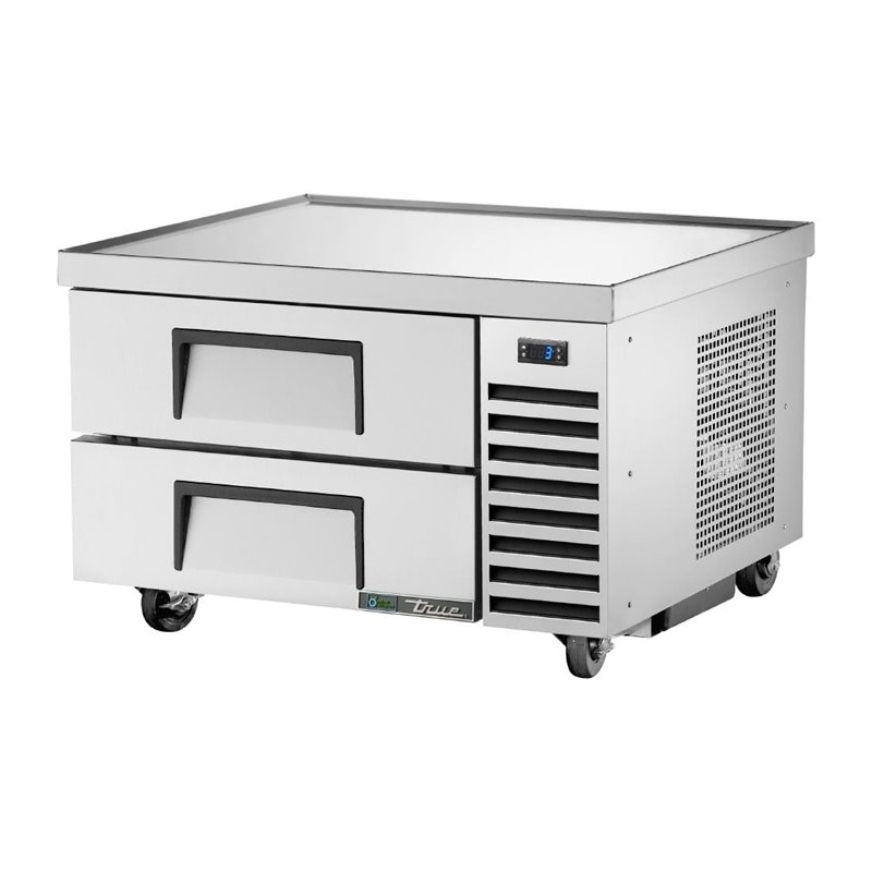 Soubassement r&eacute;frig&eacute;r&eacute; positif deux tiroirs True TRCB-36-HC - Gastronoble - CX123