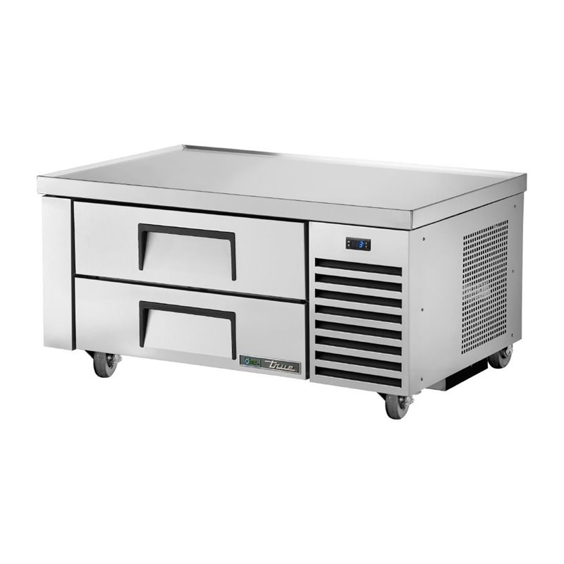 Soubassement r&eacute;frig&eacute;r&eacute; positif deux tiroirs True TRCB-48-HC - Gastronoble - CX124