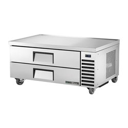Soubassement r&eacute;frig&eacute;r&eacute; positif deux tiroirs True TRCB-52-HC - Gastronoble - CX125