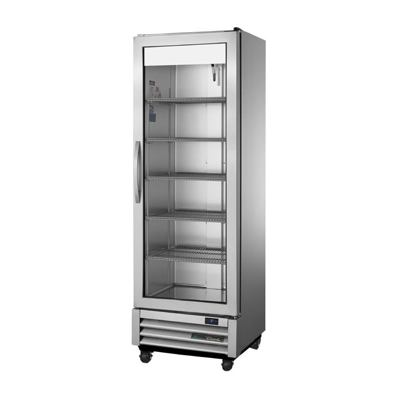 Vitrine r&eacute;frig&eacute;r&eacute;e positive libre service 1 porte True Slimline T-15G-HC-FGD01 - Gastronoble - CX718