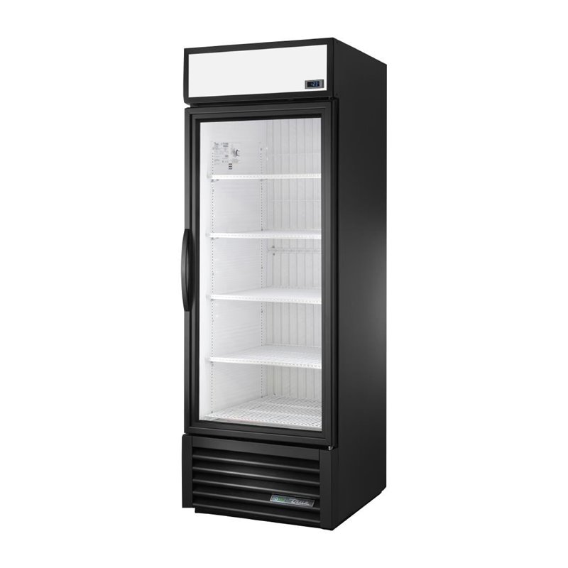 Vitrine positive libre service 1 porte coulissante True GDM-23-HC-TSL01 BLK - Gastronoble - CX781