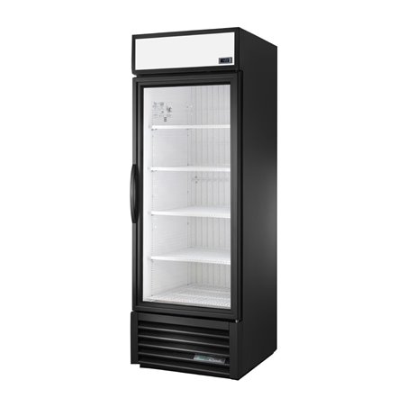 Vitrine positive libre service 1 porte coulissante True GDM-23-HC-TSL01 BLK - Gastronoble - CX781