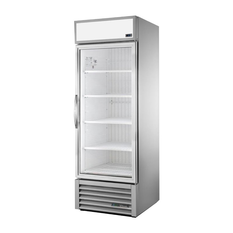 Vitrine r&eacute;frig&eacute;r&eacute;e n&eacute;gative libre service 1 porte True GDM-23F-HC-TSL01 BLK - Gastronoble - CX783