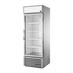 Vitrine r&eacute;frig&eacute;r&eacute;e n&eacute;gative libre service 1 porte True GDM-23F-HC-TSL01 ALU - Gastronoble - CX784