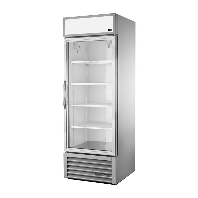Vitrine r&eacute;frig&eacute;r&eacute;e n&eacute;gative libre service 1 porte True GDM-23F-HC-TSL01 ALU - Gastronoble - CX784